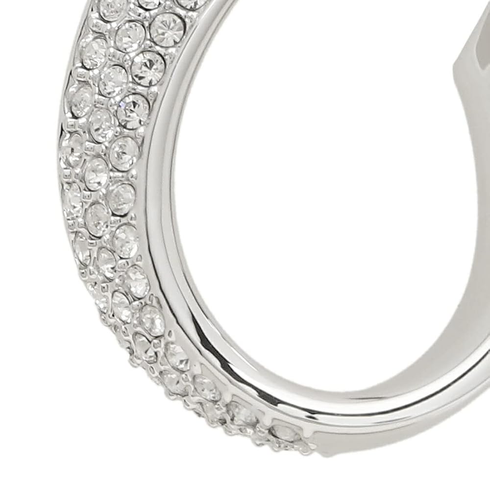 Swarovski スワロフスキー ピアス レディース 5723563 Attract ドロップピアス, ラウンドカット, ブルー, ロジウム